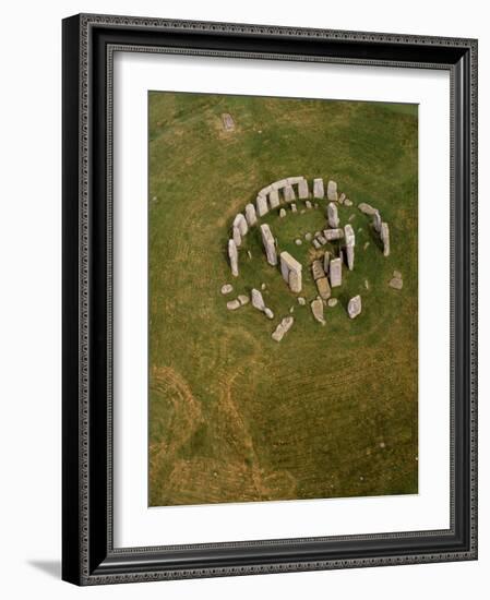 Aerial View of Stonehenge-David Parker-Framed Photographic Print