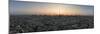 Aerial view of sunrise over Dubai, United Arab Emirates, Middle East-Ben Pipe-Mounted Photographic Print