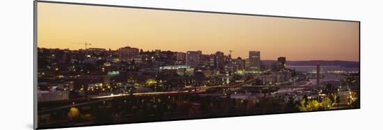 Aerial View of Tacoma, Pierce County, Washington State, USA-null-Mounted Photographic Print