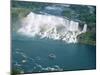Aerial View of the American Falls, Niagara Falls, New York State, USA-Roy Rainford-Mounted Photographic Print