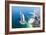 Aerial View of the Burj Al Arab, Dubai, United Arab Emirates-Bill Bachmann-Framed Photographic Print