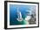 Aerial View of the Burj Al Arab, Dubai, United Arab Emirates-Bill Bachmann-Framed Photographic Print