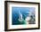 Aerial View of the Burj Al Arab, Dubai, United Arab Emirates-Bill Bachmann-Framed Photographic Print