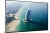 Aerial View of the Burj Al Arab, Dubai, United Arab Emirates-Bill Bachmann-Mounted Photographic Print
