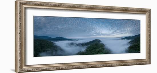 Aerial view of The Cloudforest, Mashpi, Reserva Mashpi Amagusa, Pichincha, Ecuador, South America-Ben Pipe-Framed Photographic Print