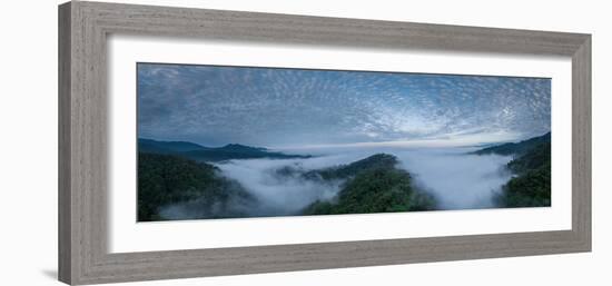 Aerial view of The Cloudforest, Mashpi, Reserva Mashpi Amagusa, Pichincha, Ecuador, South America-Ben Pipe-Framed Photographic Print