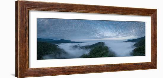 Aerial view of The Cloudforest, Mashpi, Reserva Mashpi Amagusa, Pichincha, Ecuador, South America-Ben Pipe-Framed Photographic Print