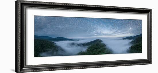 Aerial view of The Cloudforest, Mashpi, Reserva Mashpi Amagusa, Pichincha, Ecuador, South America-Ben Pipe-Framed Photographic Print