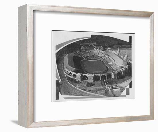Aerial View of the Empire Stadium, Wembley, 1937-Unknown-Framed Photographic Print