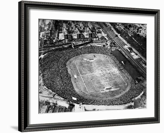 Aerial View of the F.A. Cup Final at Stamford Bridge, 1922-null-Framed Photographic Print