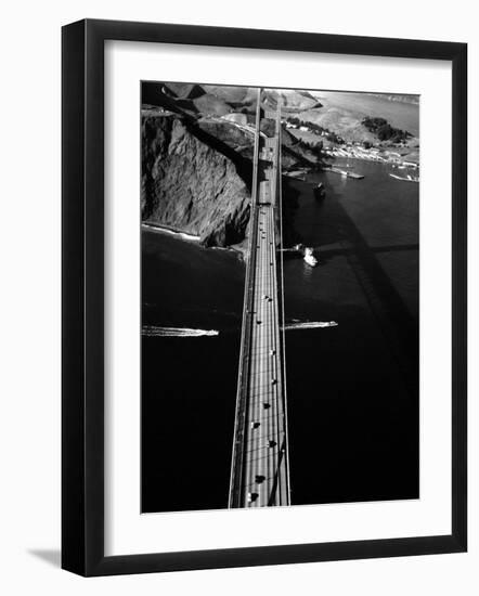 Aerial View of the Golden Gate Bridge-Margaret Bourke-White-Framed Photographic Print