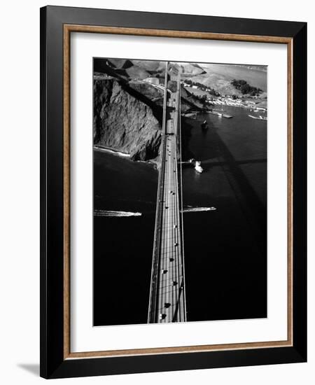 Aerial View of the Golden Gate Bridge-Margaret Bourke-White-Framed Photographic Print