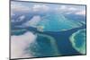 Aerial View of the Great Barrier Reef, Queensland, Australia-Peter Adams-Mounted Photographic Print