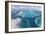 Aerial View of the Great Barrier Reef, Queensland, Australia-Peter Adams-Framed Photographic Print