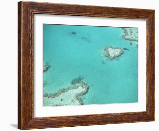 Aerial View of the Great Barrier Reef, Queensland, Australia-null-Framed Photographic Print