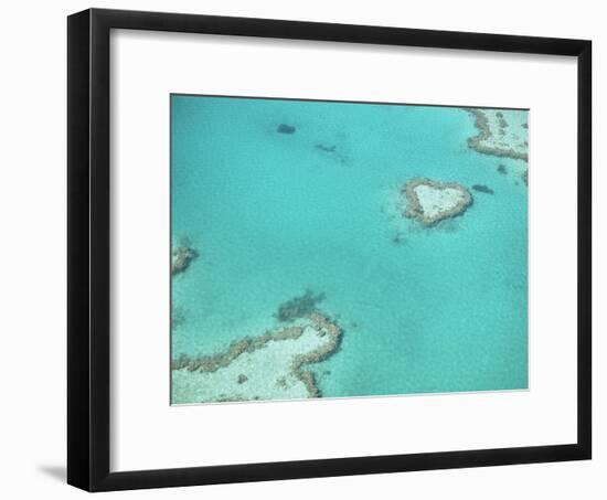 Aerial View of the Great Barrier Reef, Queensland, Australia-null-Framed Photographic Print