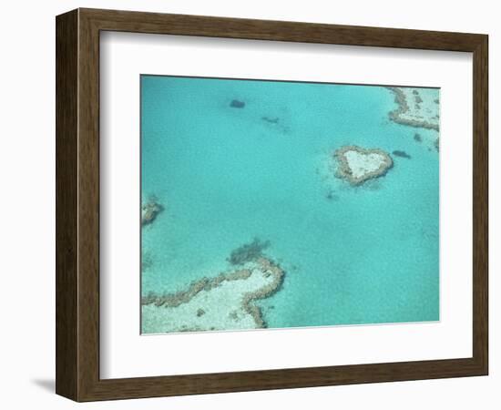 Aerial View of the Great Barrier Reef, Queensland, Australia-null-Framed Photographic Print