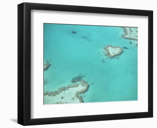 Aerial View of the Great Barrier Reef, Queensland, Australia-null-Framed Photographic Print