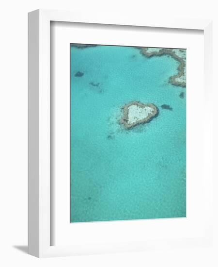 Aerial View of the Great Barrier Reef, Queensland, Australia-null-Framed Photographic Print