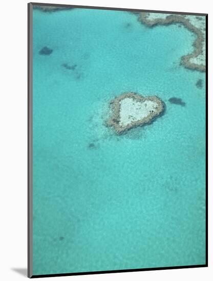 Aerial View of the Great Barrier Reef, Queensland, Australia-null-Mounted Photographic Print