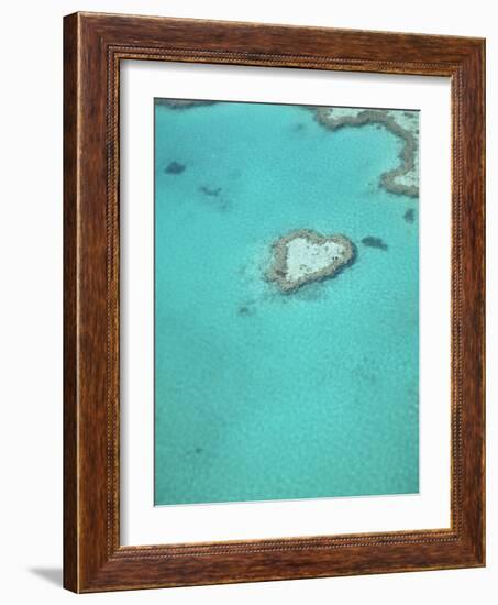 Aerial View of the Great Barrier Reef, Queensland, Australia-null-Framed Photographic Print