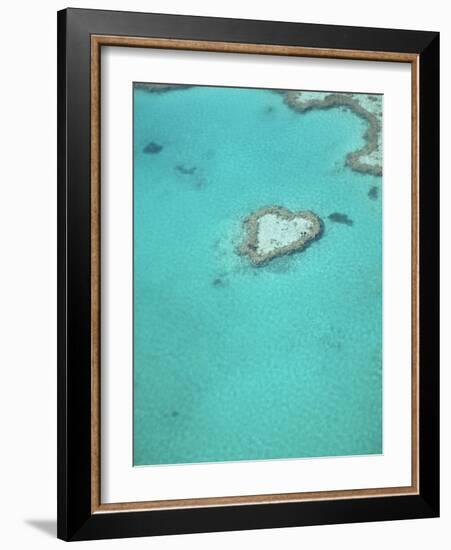 Aerial View of the Great Barrier Reef, Queensland, Australia-null-Framed Photographic Print