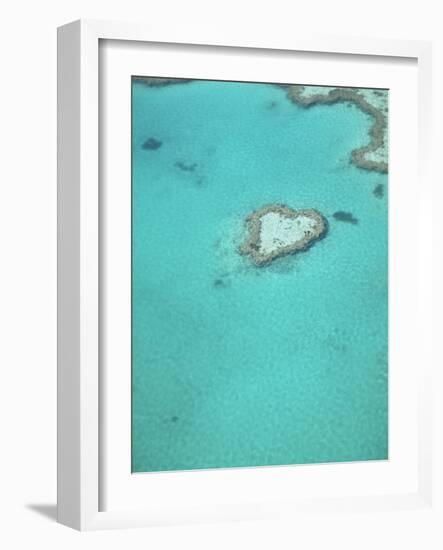 Aerial View of the Great Barrier Reef, Queensland, Australia-null-Framed Photographic Print