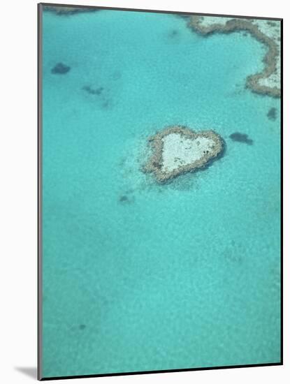 Aerial View of the Great Barrier Reef, Queensland, Australia-null-Mounted Photographic Print