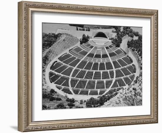 Aerial View of the Hollywood Bowl Amphitheater-Rex Hardy Jr.-Framed Photographic Print