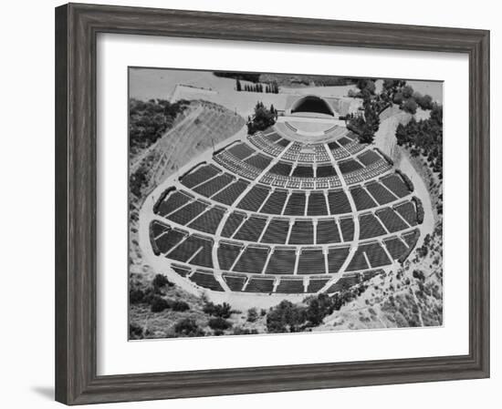 Aerial View of the Hollywood Bowl Amphitheater-Rex Hardy Jr.-Framed Photographic Print