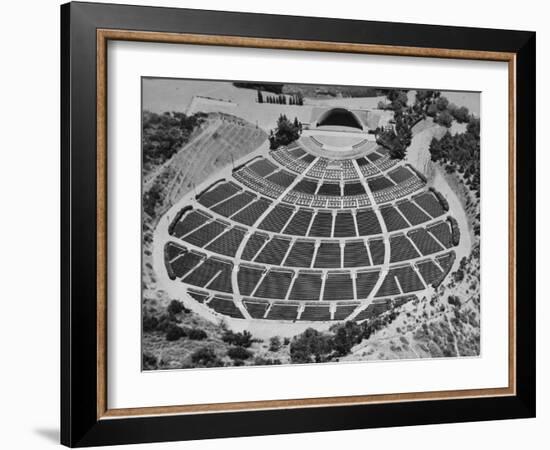 Aerial View of the Hollywood Bowl Amphitheater-Rex Hardy Jr.-Framed Photographic Print