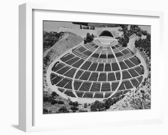 Aerial View of the Hollywood Bowl Amphitheater-Rex Hardy Jr.-Framed Photographic Print