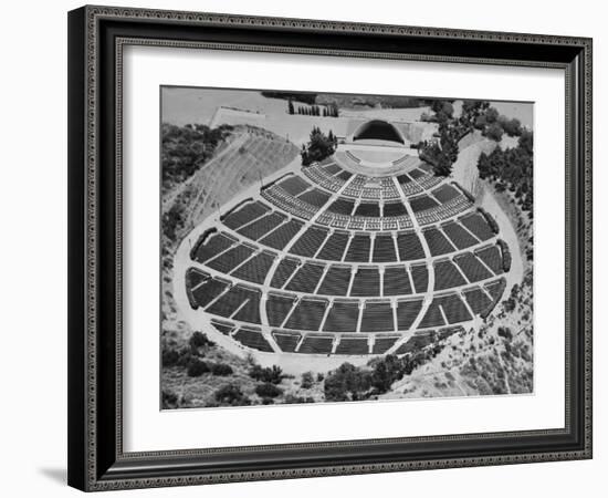 Aerial View of the Hollywood Bowl Amphitheater-Rex Hardy Jr.-Framed Photographic Print