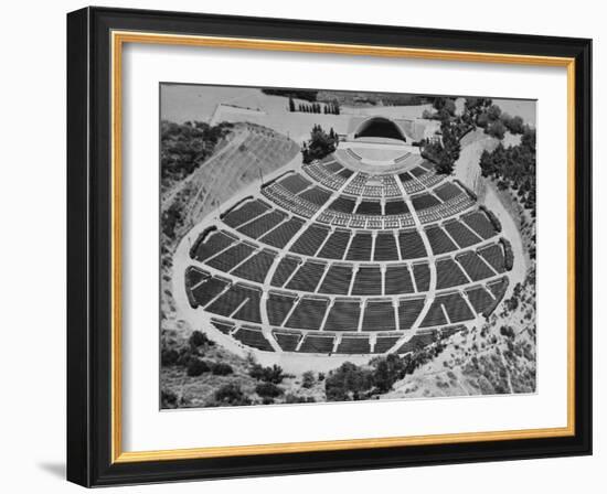 Aerial View of the Hollywood Bowl Amphitheater-Rex Hardy Jr.-Framed Photographic Print