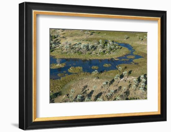 Aerial view of the Okavango Delta, Botswana, Africa-Sergio Pitamitz-Framed Photographic Print