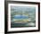 Aerial view of the Okavango Delta during drought conditions in early fall, Botswana-Michael Nolan-Framed Photographic Print