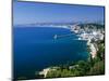 Aerial View of the Port, Nice, France-Charles Sleicher-Mounted Photographic Print