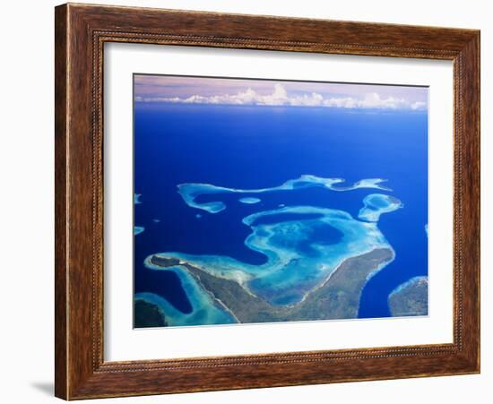 Aerial View of the Solomon Islands, Melanesia, South Pacific-Lousie Murray-Framed Photographic Print