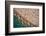 Aerial view of tourists on beach, North Avenue Beach, Chicago, Illinois, USA-null-Framed Photographic Print