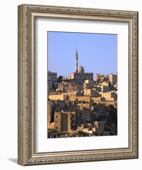 Aerial View of Traditional Houses in Amman, Jordan-Keren Su-Framed Photographic Print