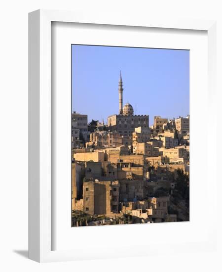 Aerial View of Traditional Houses in Amman, Jordan-Keren Su-Framed Photographic Print