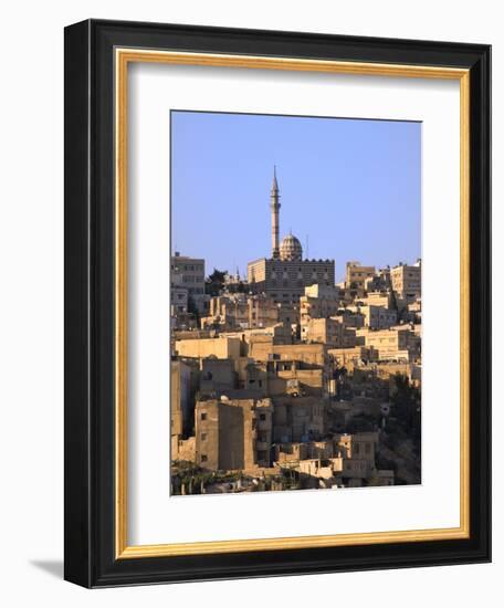 Aerial View of Traditional Houses in Amman, Jordan-Keren Su-Framed Photographic Print