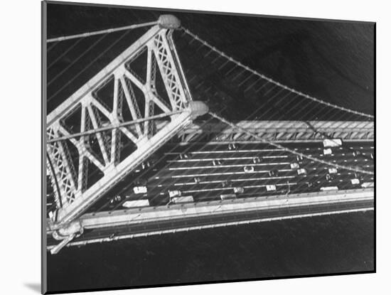 Aerial View of Traffic on the Whitestone Bridge-Margaret Bourke-White-Mounted Photographic Print