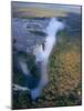 Aerial View of Victoria Falls, Zimbabwe-Geoff Renner-Mounted Photographic Print