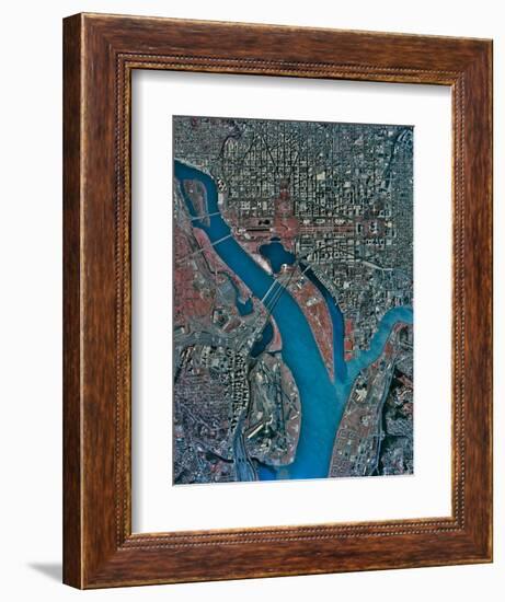 Aerial View of Washington Dc-Stocktrek Images-Framed Photographic Print