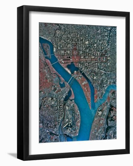 Aerial View of Washington Dc-Stocktrek Images-Framed Photographic Print