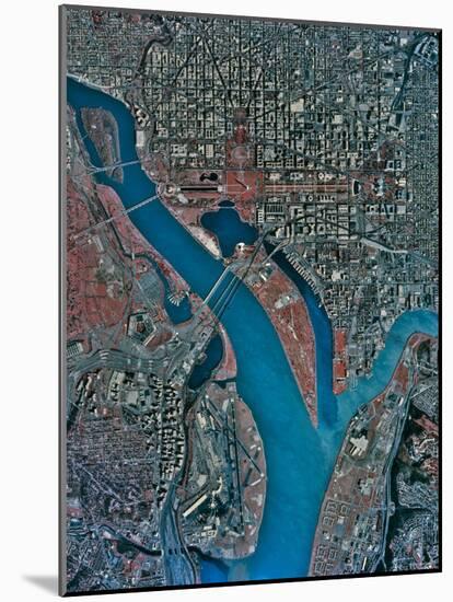 Aerial View of Washington Dc-Stocktrek Images-Mounted Photographic Print