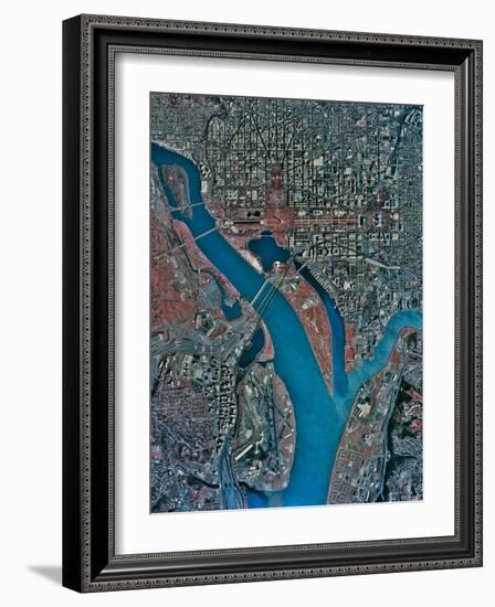 Aerial View of Washington Dc-Stocktrek Images-Framed Photographic Print