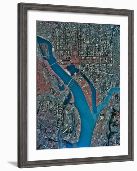 Aerial View of Washington Dc-Stocktrek Images-Framed Photographic Print