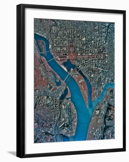 Aerial View of Washington Dc-Stocktrek Images-Framed Photographic Print